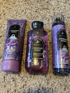 Bath & Body Works I Scream Float 3-Piece Purple Bath & Body Set